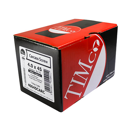 TIMCO Carcass Screws - All Sizes, 500pcs