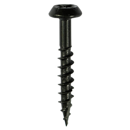 TIMCO Rainwater Bracket Exterior Black Screws - 4.0 x 40 Tub OF 300 - 40040CLARB
