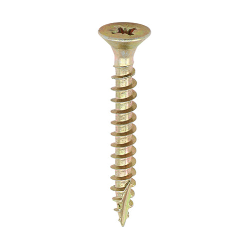 TIMCO Classic Multi-Purpose Countersunk Gold Woodscrews - 6.0 x 45 Box OF 200 - 60045CLAF