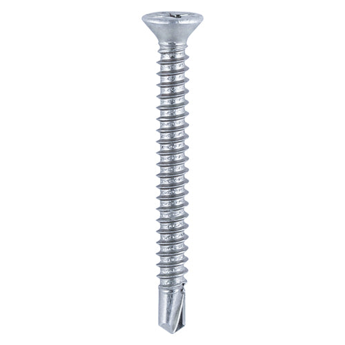 TIMCO Window Fabrication Screws Countersunk with Ribs PH Self-Tapping Self-Drilling Point Zinc - 3.9 x 13 Box OF 1000 - 120Z