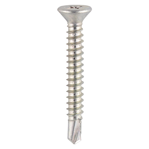 TIMCO Window Fabrication Screws Countersunk PH Self-Tapping Self-Drilling Point Zinc - 4.8 x 32 Box OF 500 - 424Z