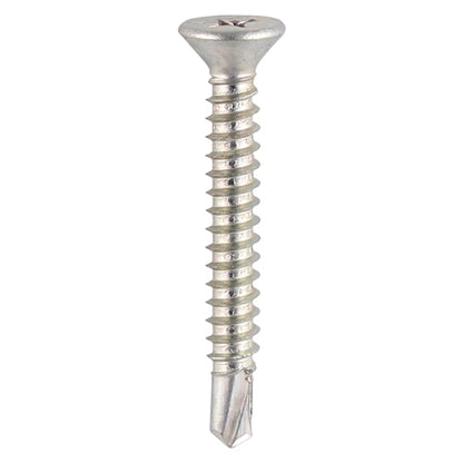 TIMCO Window Fabrication Screws Countersunk PH Self-Tapping Self-Drilling Point Zinc - 4.8 x 32 Box OF 500 - 424Z