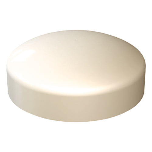 TIMCO Two Piece Screw Caps Cream - To Fit 3.5 to 4.2 Screw TIMpac OF 100 - CREAMPLAST