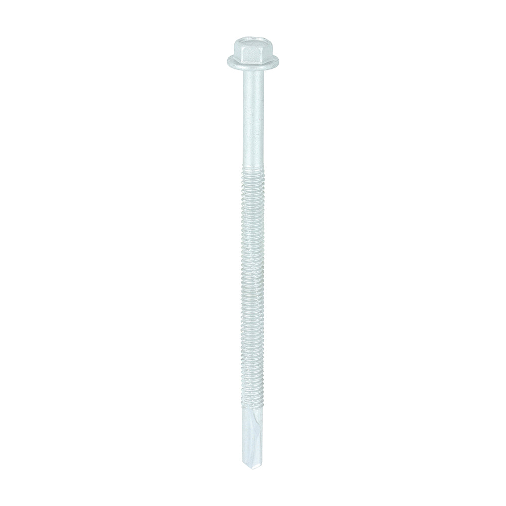 TIMCO Self-Drilling Heavy Section Screws Exterior Silver - 5.5 x 100 Box OF 100 - H100B