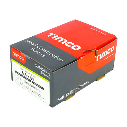 TIMCO Self-Drilling Heavy Section Screws Exterior Silver,All Sizes,100pcs