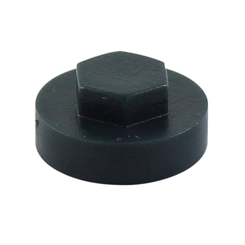 TIMCO Hex Head Cover Caps Anthracite - 19mm Bag OF 1000 - 19RAL7016CAP