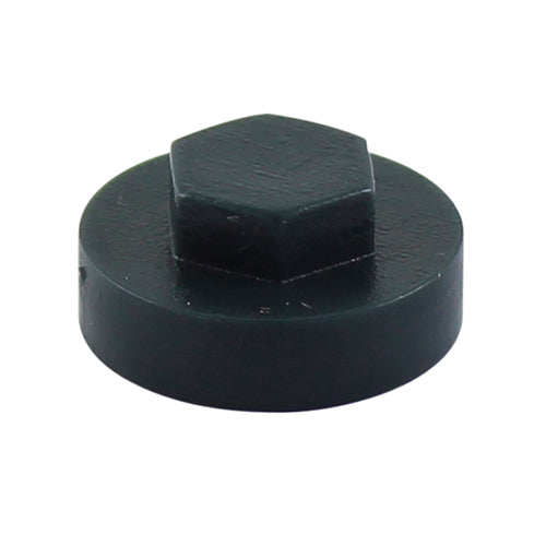 TIMCO Hex Head Cover Caps Anthracite - 16mm Bag OF 1000 - 16RAL7016CAP