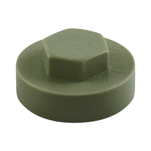 TIMCO Hex Head Cover Caps Svelte Grey - 19mm Bag OF 1000 - 1910B23CAP