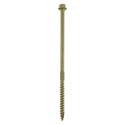 TIMCO Timber Screws Hex Flange Head Exterior Green - 6.7 x 200 TIMbag OF 20 - 200INDEXTB
