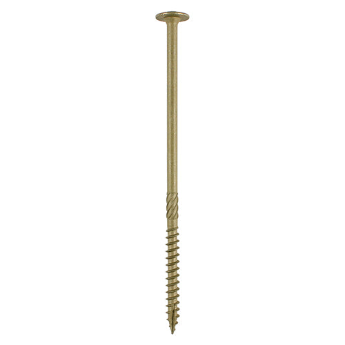 TIMCO Wafer Head Exterior Green Timber Screws  - 8.0 x 400 Box OF 25 - 400INW