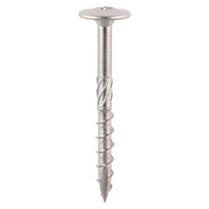 TIMCO Wafer Head A2 Stainless Steel Timber Screws  - 8.0 x 80 Tube OF 20 - 80INDEXWSST