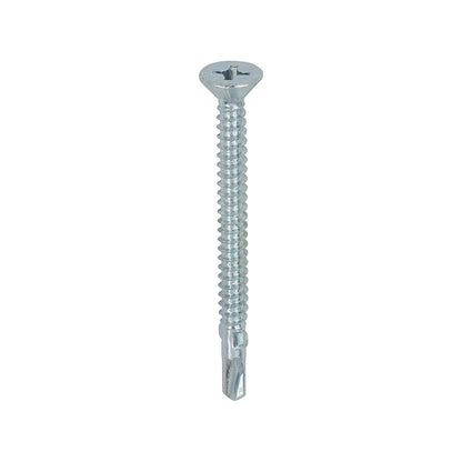 TIMCO Self-Drilling Wing-Tip Steel to Timber Light Section Silver Screws  - 5.5 x 65 Box OF 200 - LW65B
