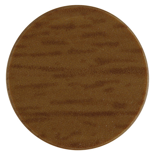 TIMCO Self-Adhesive Screw Cover Caps Natural Walnut - 13mm Pack OF 112 - COVERNW13