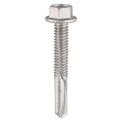 TIMCO Self-Drilling Heavy Section Screws Exterior Silver,All Sizes,100pcs