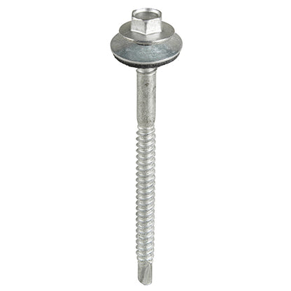 TIMCO Self-Drilling Light Section Composite Panel A2 Stainless Steel Bi-Metal Screws with EPDM Washer - 5.5/6.3 x 70 Box OF 100 - BMLH70W16
