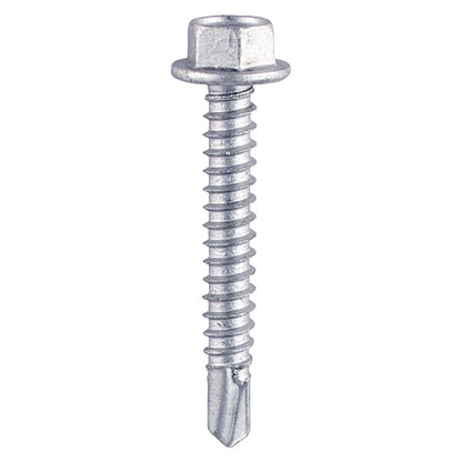 TIMCO Self-Drilling Light Section Silver Screws - 12 x 1 3/4 Box OF 500 - 12134HWSD
