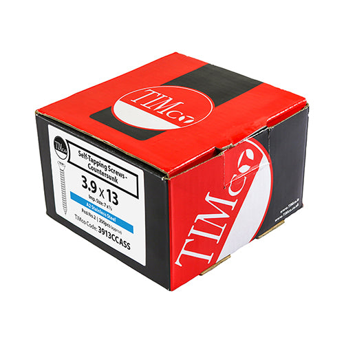 TIMCO Self-Tapping Countersunk A2 Stainless Steel Screws - 3.5 x 25 Box OF 200 - 3525CCASS