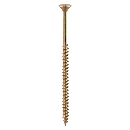 TIMCO Solo Countersunk Gold Woodscrews - 6.0 x 80 TIMpac OF 4 - 60080CHYP
