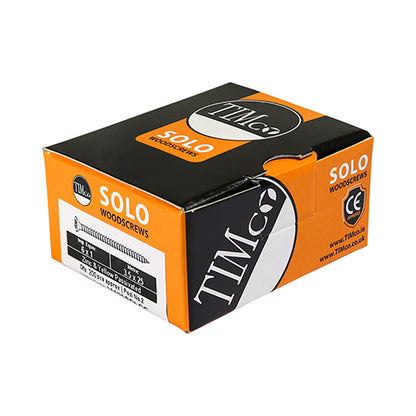 TIMCO Solo Countersunk Gold Woodscrews - 6.0 x 120 Box OF 100 - 60120SOLOC