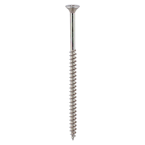TIMCO Solo Countersunk Silver Woodscrews - 6.0 x 200 Box OF 100 - 60200SOLOZ