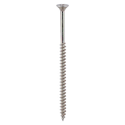 TIMCO Solo Countersunk Silver Woodscrews - 6.0 x 120 Box OF 100 - 60120SOLOZ