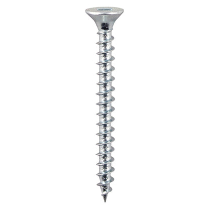 TIMCO Solo Countersunk Silver Woodscrews - 4.0 x 25 Box OF 200 - 40025SQSZ