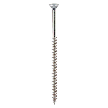 TIMCO Solo Countersunk Silver Woodscrews - 5.0 x 80 Box OF 200 - 50080SQSZ