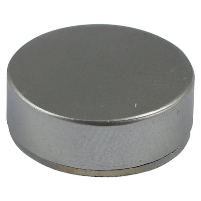 TIMCO Threaded Screw Caps Solid Brass Satin Chrome - 14mm TIMpac OF 4 - TSC14SCP