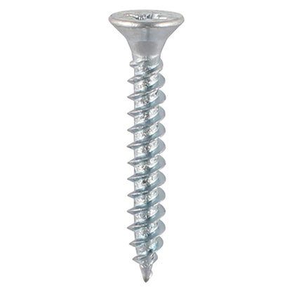 TIMCO Twin-Threaded Countersunk Silver Woodscrews - 8 x 11/2 TIMpac OF 20 - 08112CWZP