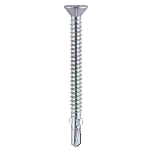 TIMCO Self-Drilling Wing-Tip Steel to Timber Light Section Silver Screws  - 5.5 x 50 TIMbag OF 150 - LW50BB