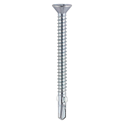 TIMCO Self-Drilling Wing-Tip Steel to Timber Light Section Silver Screws  - 5.5 x 65 TIMbag OF 120 - LW65BB