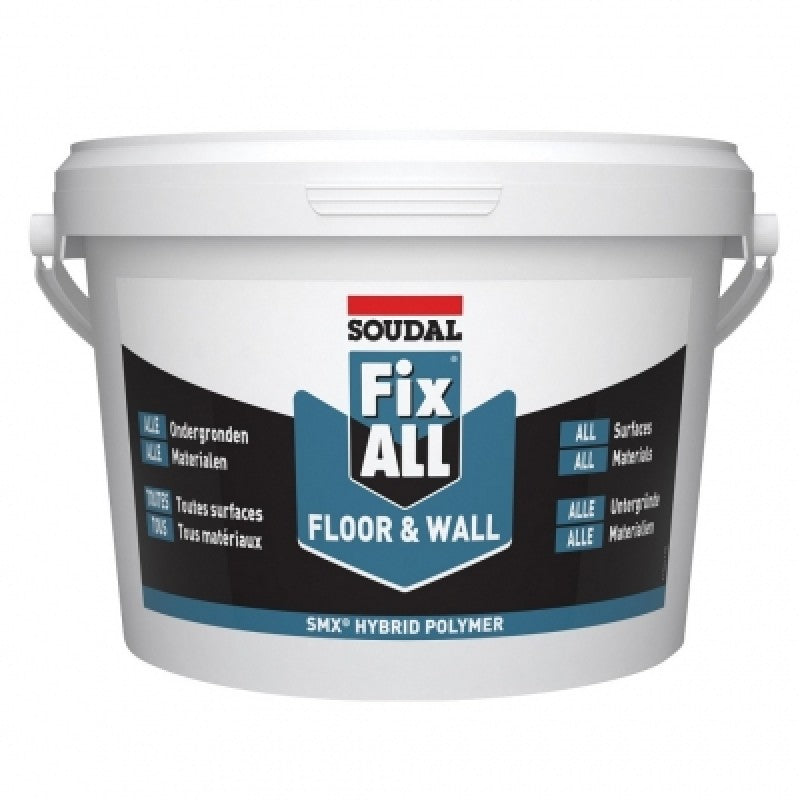 Soudal 4KG Fix ALL FLOOR & WALL trowellable SMX� sealant/adhesive