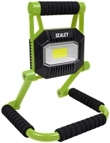 SEALEY - LEDFL10W Rechargeable Portable Fold Flat Floodlight 10W COB LED Lithium-ion