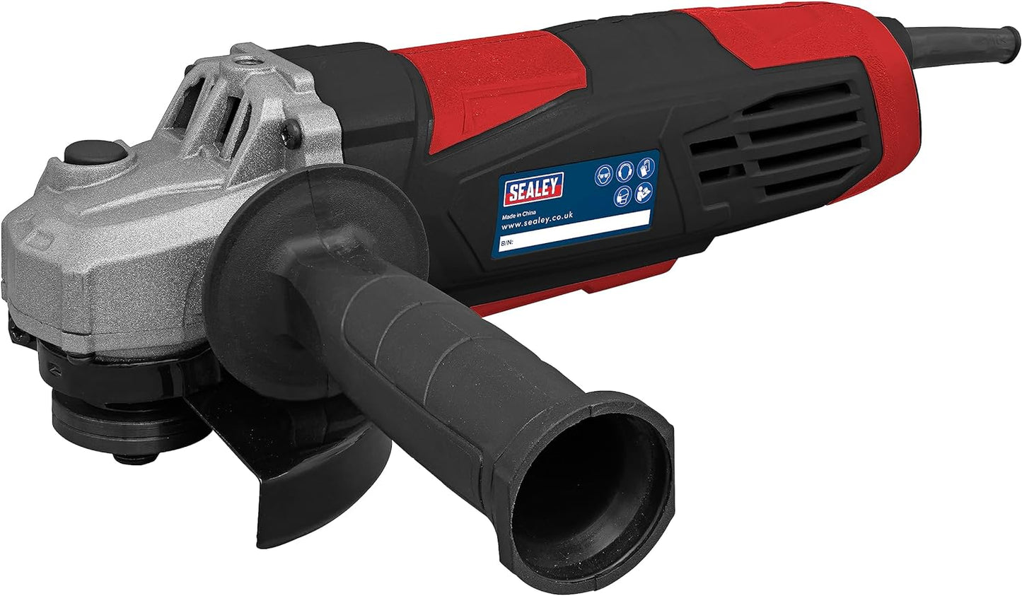 Sealey Angle Grinder Ø115mm, 230V 750W - SG115E Plus pack of 10 Cutting discs