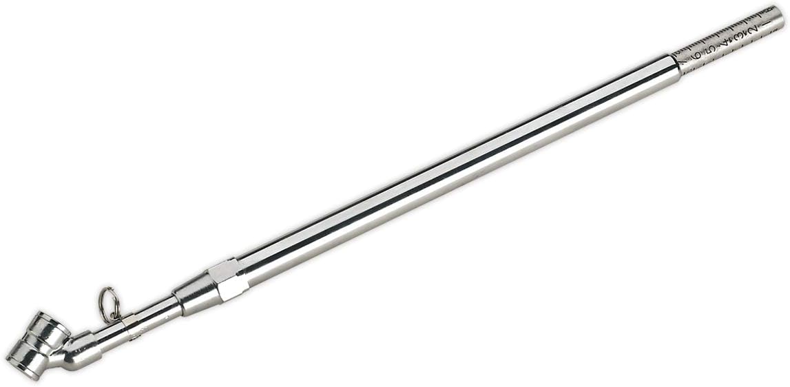 SEALEY - TST/PG3 Tyre Pressure Gauge Deluxe Twin Push-On Connector 0-11bar(0-160psi)