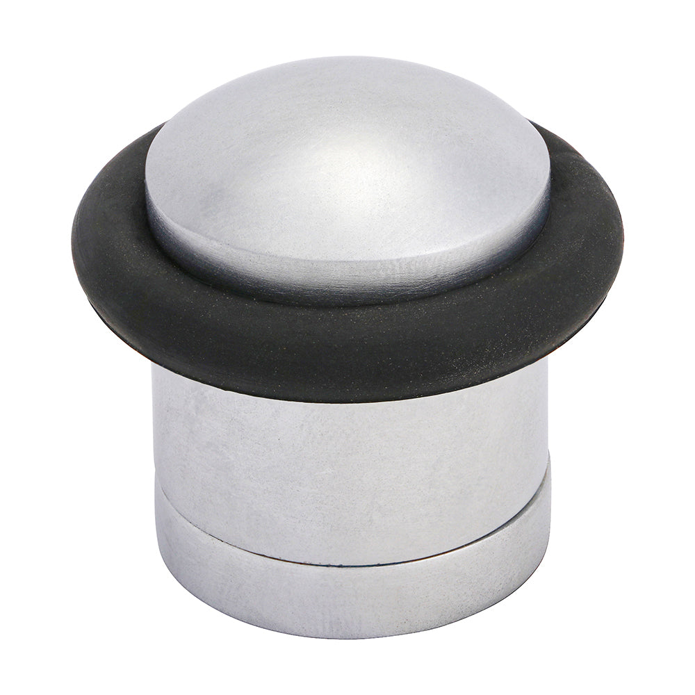 TIMCO Cylinder Door Stop Satin Chrome - 41mm | Pack of 1