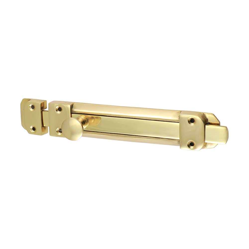 TIMCO Contract Flat Section Bolt Polished Brass - 210 x 35mm | Pack of 1