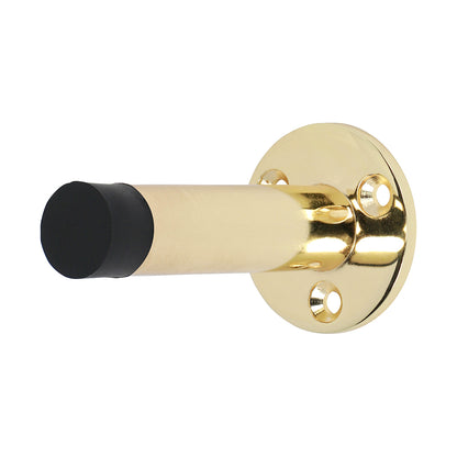 TIMCO Projection Door Stop Polished Brass - 70mm | Pack of 1