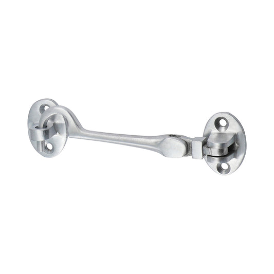 TIMCO Cabin Hook Satin Chrome - 100mm | Pack of 1