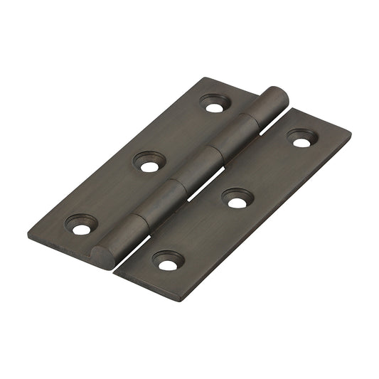 TIMCO Solid Drawn Brass Hinges Bronze - 75 x 40 | Pack of 2