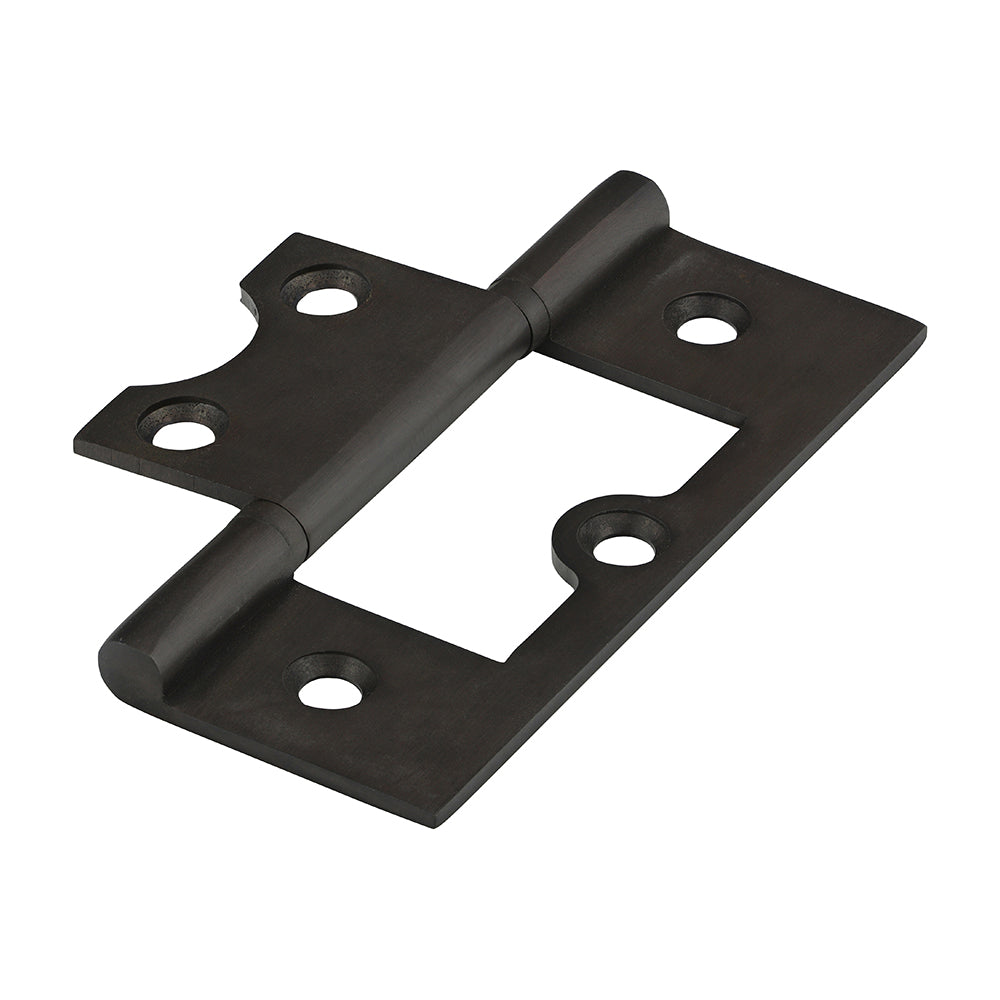 TIMCO Plain Bearing Flush Brass Hinges Bronze - 75 x 50 | Pack of 2