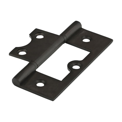 TIMCO Plain Bearing Flush Brass Hinges Bronze - 75 x 50 | Pack of 2