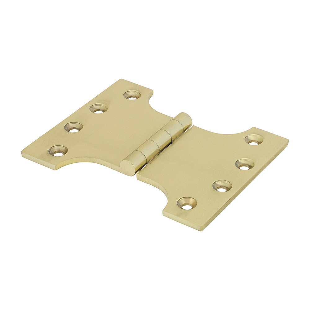 TIMCO Parliament Brass Hinges Polished Brass - 102 x 125 | Pack of 2