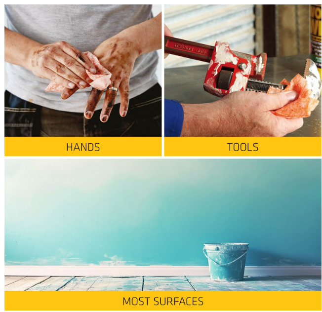 Sika - Biodegradable - Wonder Wipes - Multi-Use Cleaning Wipes - 60 Pack