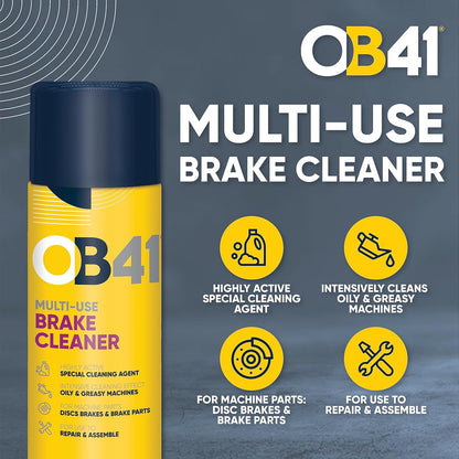 OB41 Multi-Use Brake Cleaner Used To Remove Contaminants Brake and Clutch Parts