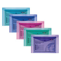 Snopake Polyfile Electra F/Sc Ast 5