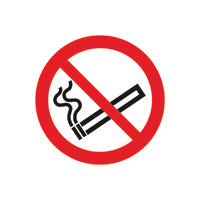 Signslab 50x50 No Smoking Symbol S/A