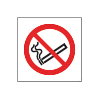 No Smoking 100x100mm S/A KF01N/S Pk5