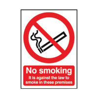 Safety Sign 210X148Mm No Smoking