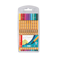 Stabilo Point 88 Flnr Pen Pk10 Ast